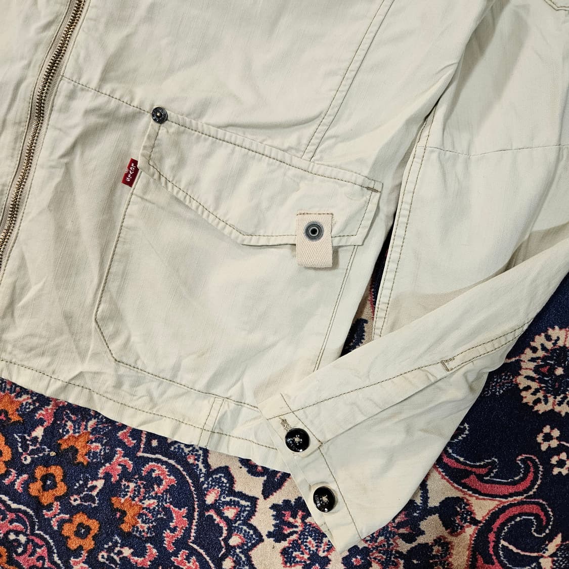 리바이스(Levis) 빈티지 집업 스윙자켓 XL size 상품이미지5