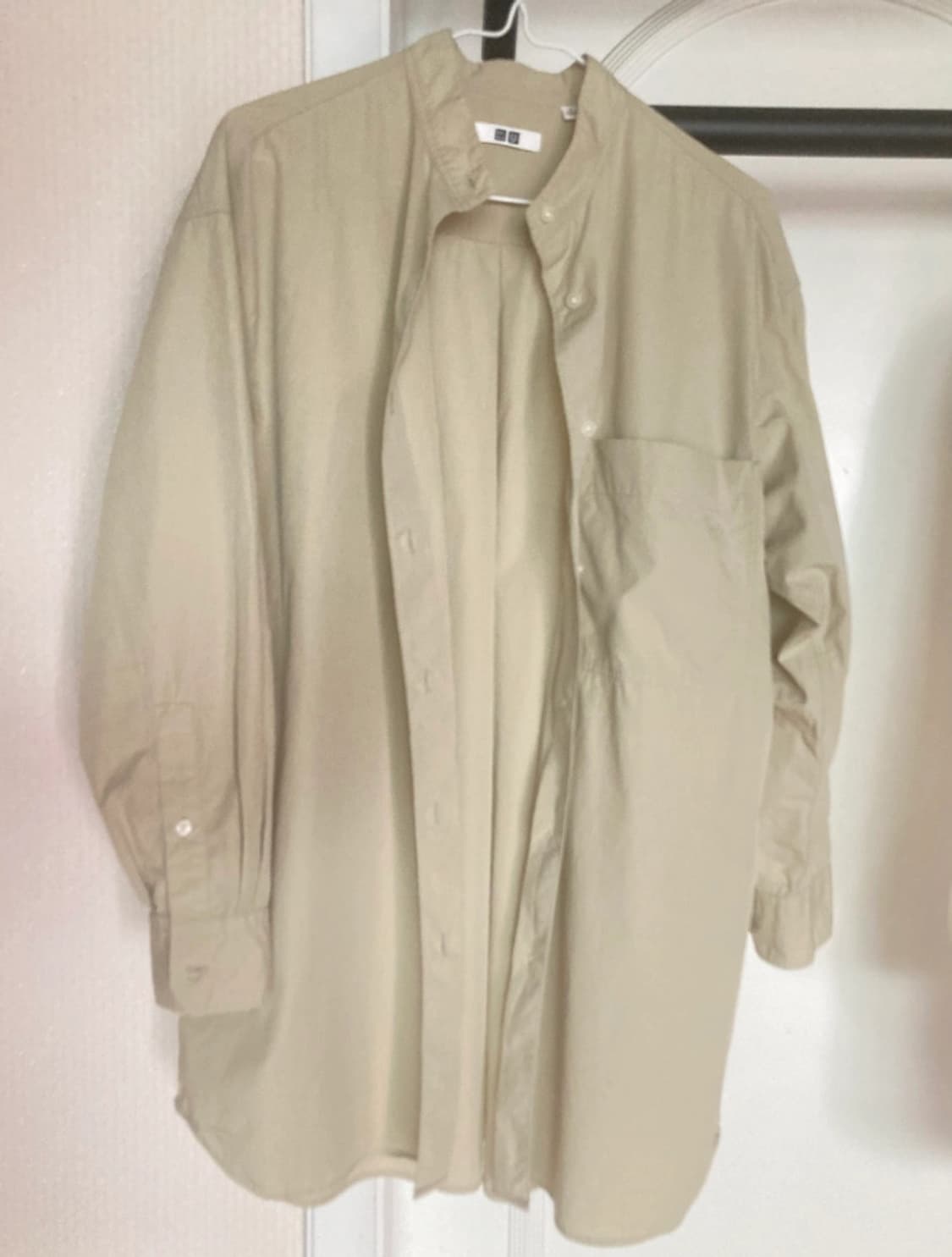 (남여) 유니클로 U 르메르 셔츠 스탠드 밴드 차이나 카라 상품이미지3