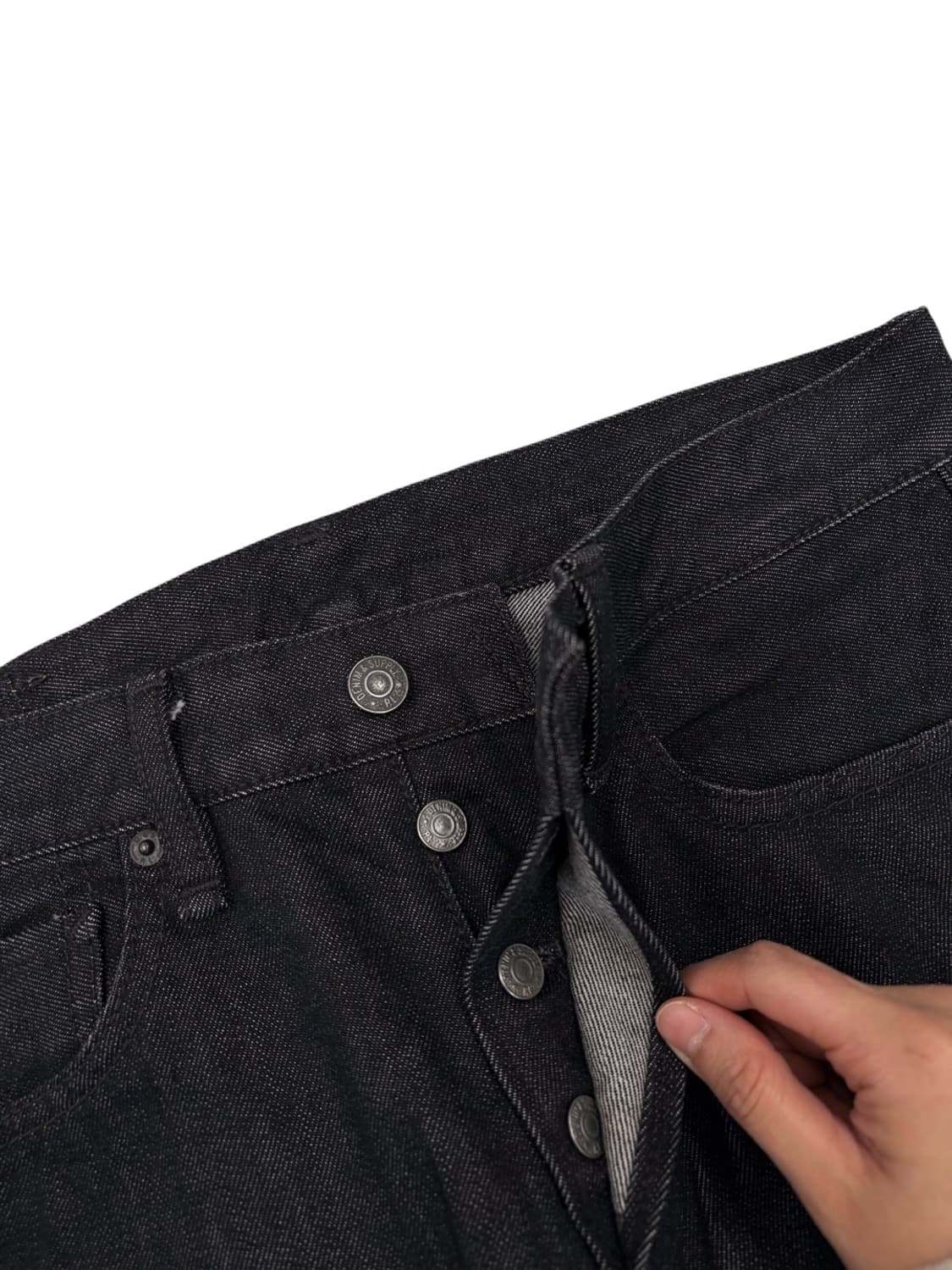 데님앤서플라이 흑청 데님팬츠 (30)  상품이미지4