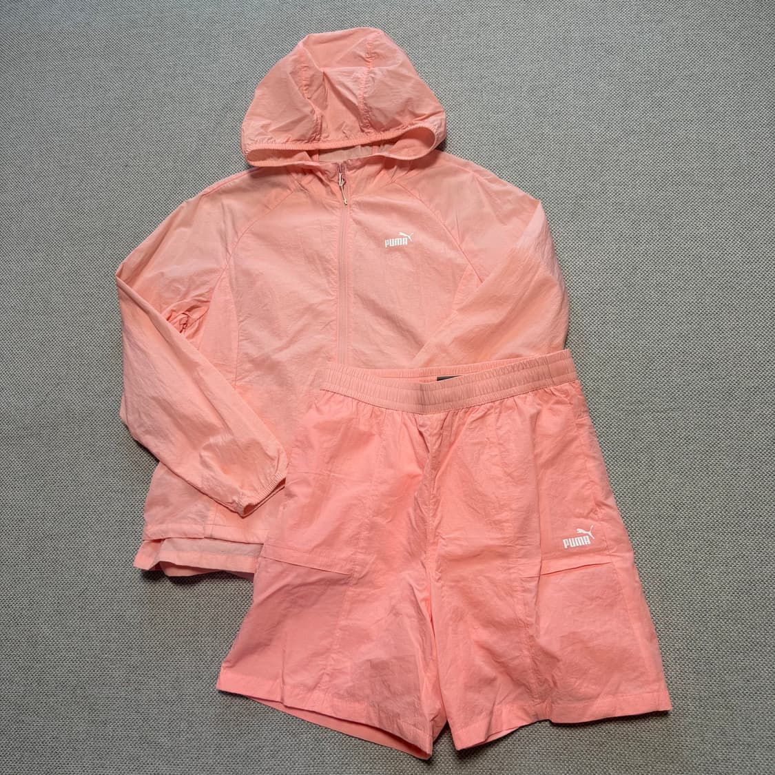 푸마 윈드브레이커 반바지 셋업 상품이미지1