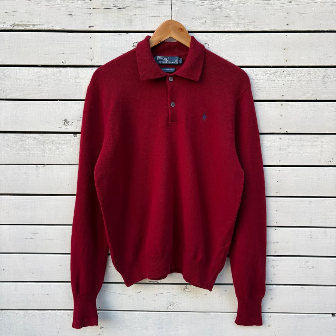 Polo 폴로 울 카라 니트 상품이미지1
