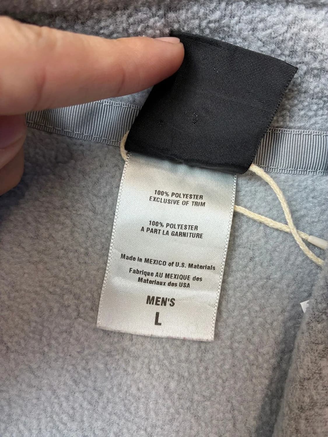 파타고니아 USA 00s 카필린 미드웨이트 1/4 집업 PN5259 상품이미지6