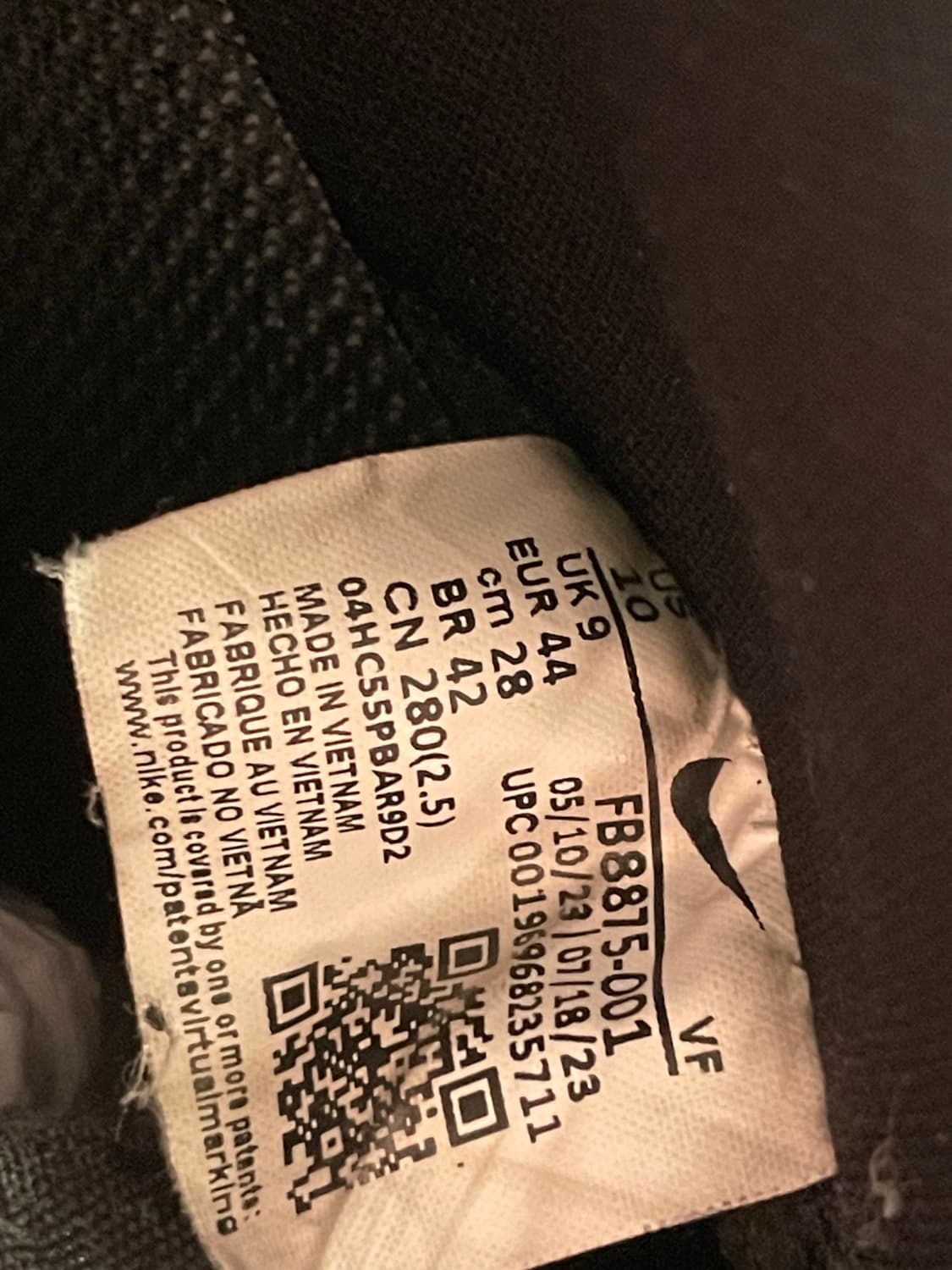 나이키 에어포스 1 ‘07 워터프루프 블랙 280 상품이미지9