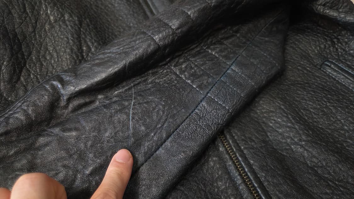 L'homme en Cuir 양털 바이커  가죽 무스탕 상품이미지6