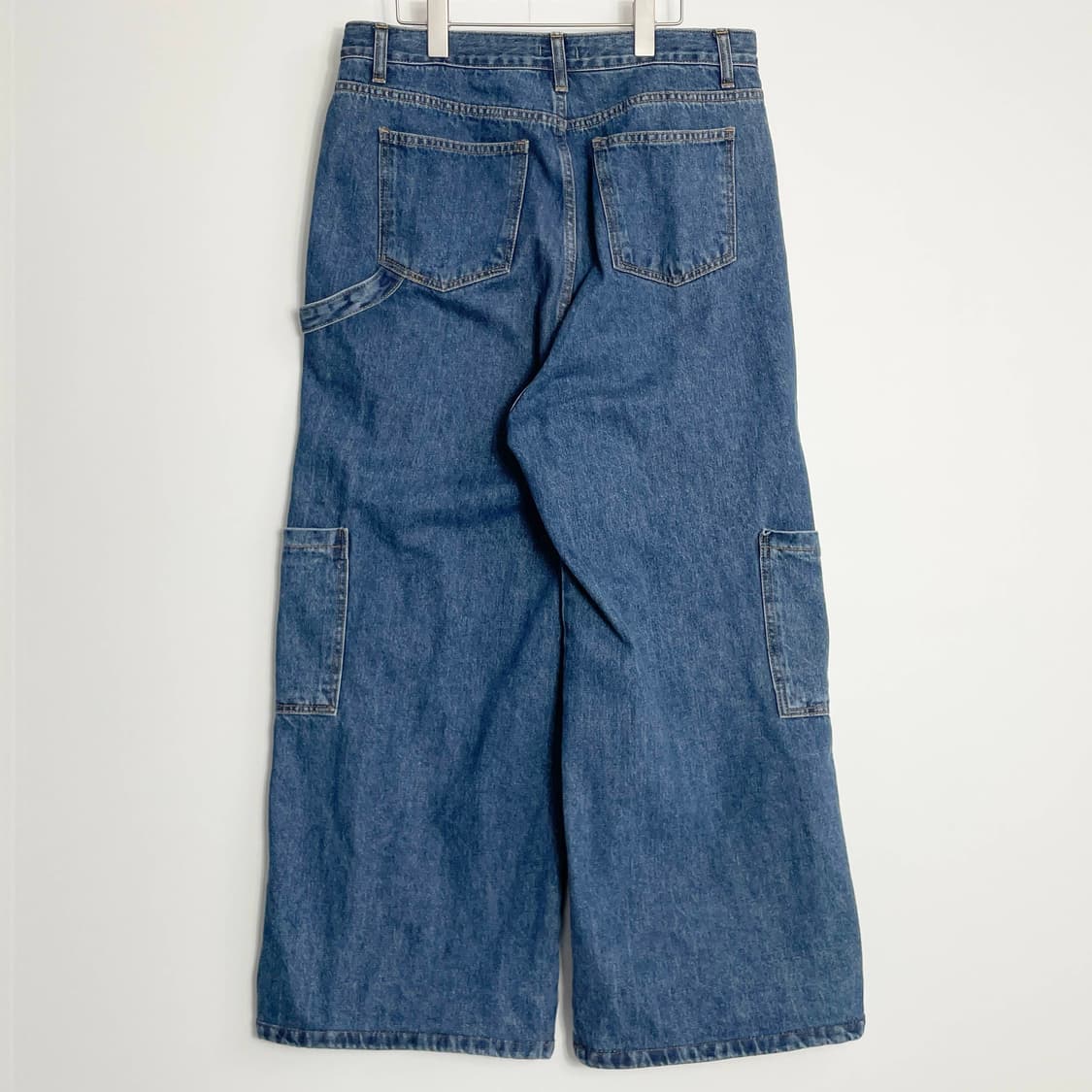 C1 고걸 와이드 카고 데님 팬츠 34사이즈 상품이미지3