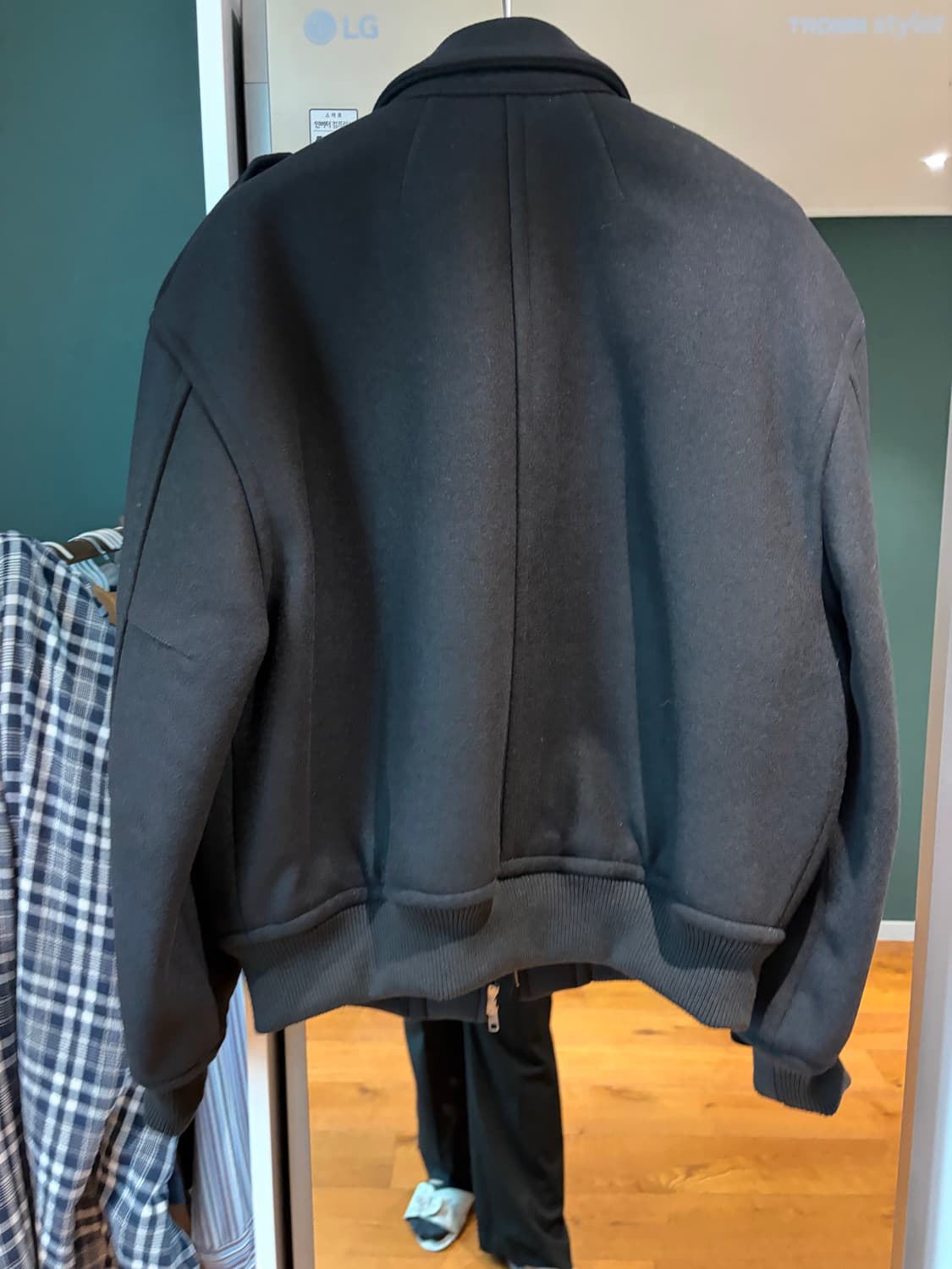 노이어 헤비 울 오버핏 블루종 52 (새상품) 상품이미지2