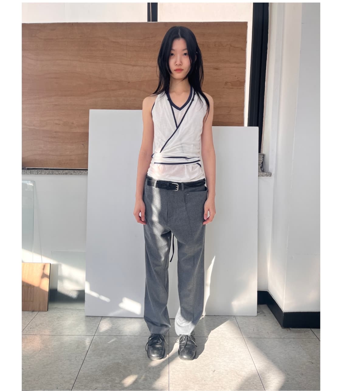 ulika Sanctus DOUBLE POCKET WOOL TROUSER 상품이미지4