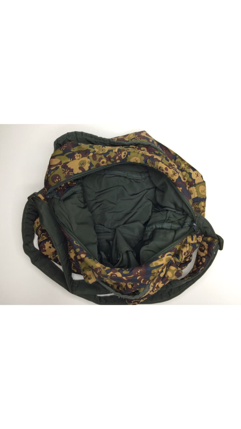 빈티지 카모 애니멀 패턴 패디드 크로스백 상품이미지4