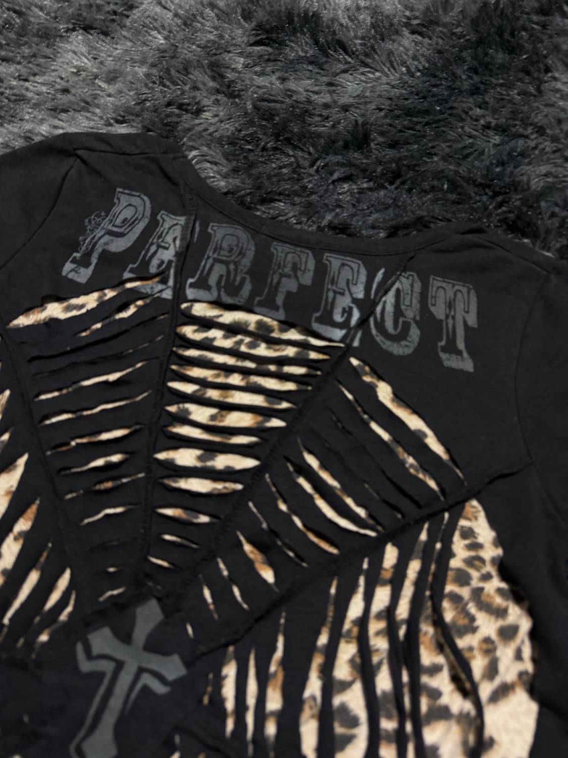 모터사이클 프린팅 거미줄 등판 y2k 반팔 티셔츠 상품이미지8