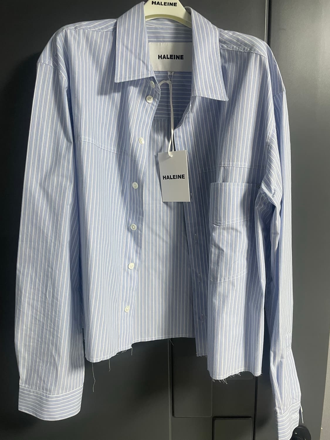 알렌느 크롭 셔츠 상품이미지2