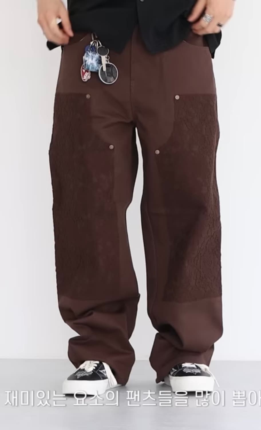 Kingarchive_Floral Carpenter Pants/brown 상품이미지2