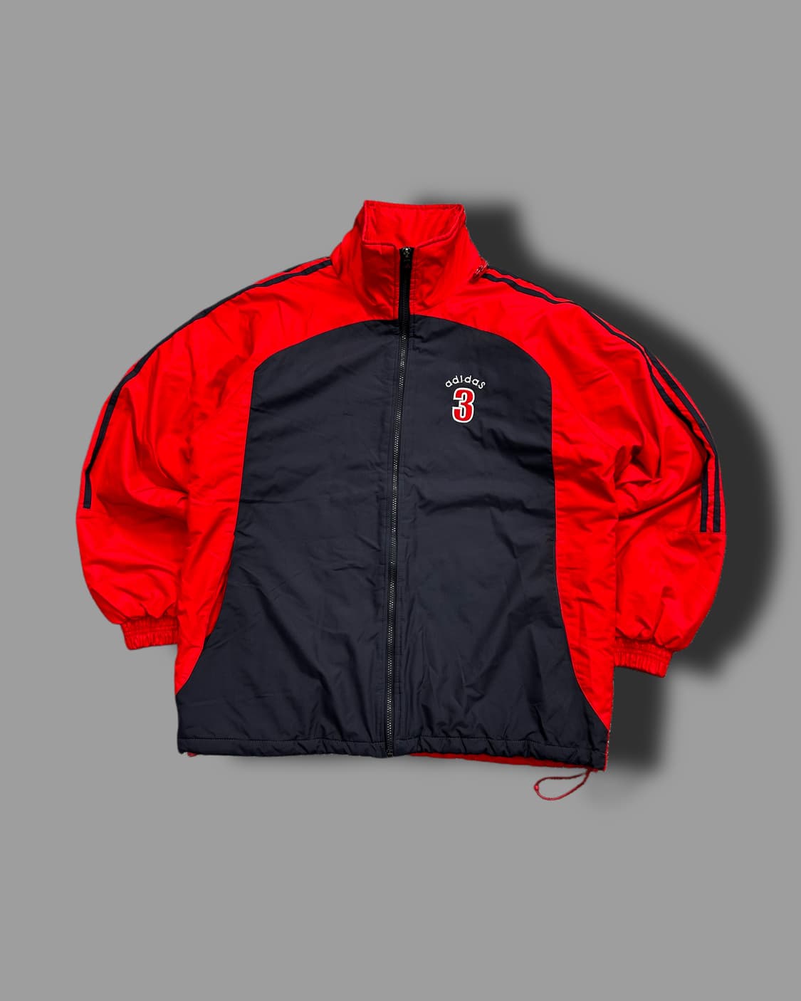 아디다스 3 90s 레드 네이비 점퍼 XL 상품이미지4