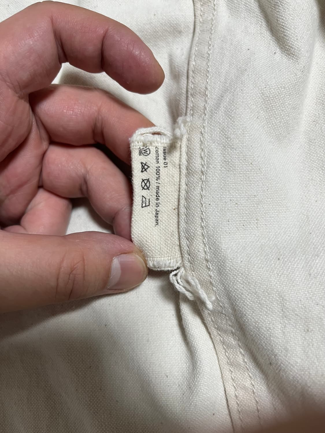 [OS] ISSUE THINGS 이슈띵스 Type 01 워크자켓 크림 상품이미지8