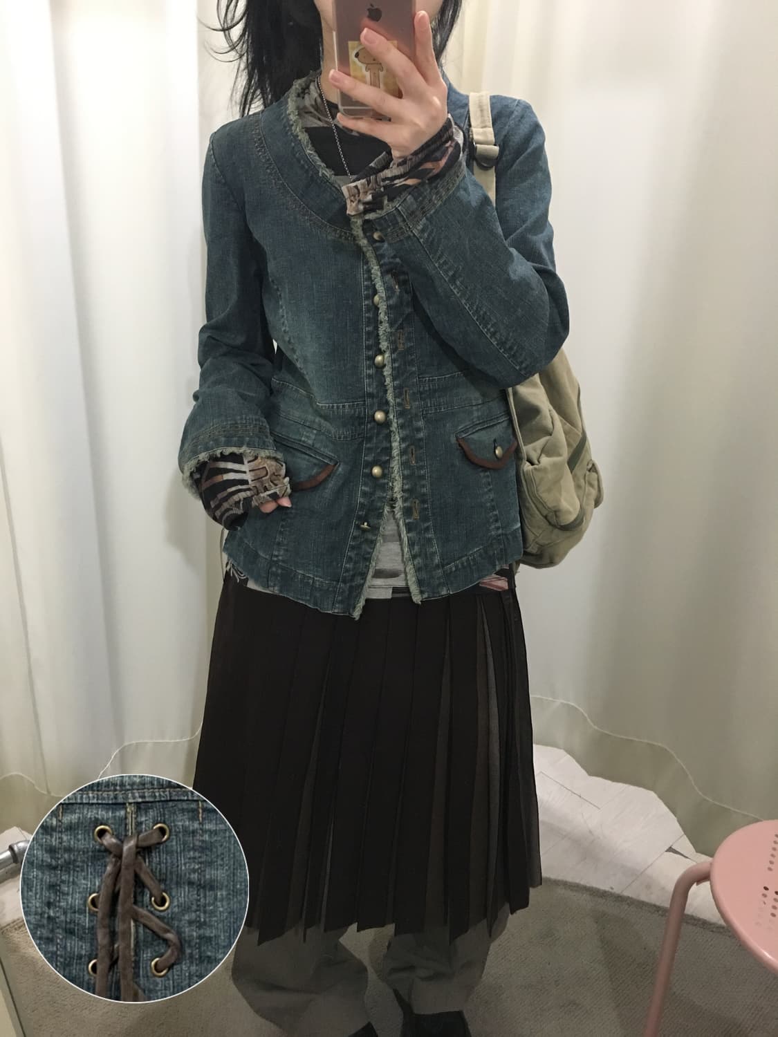 아일렛 데님 자켓 상품이미지1