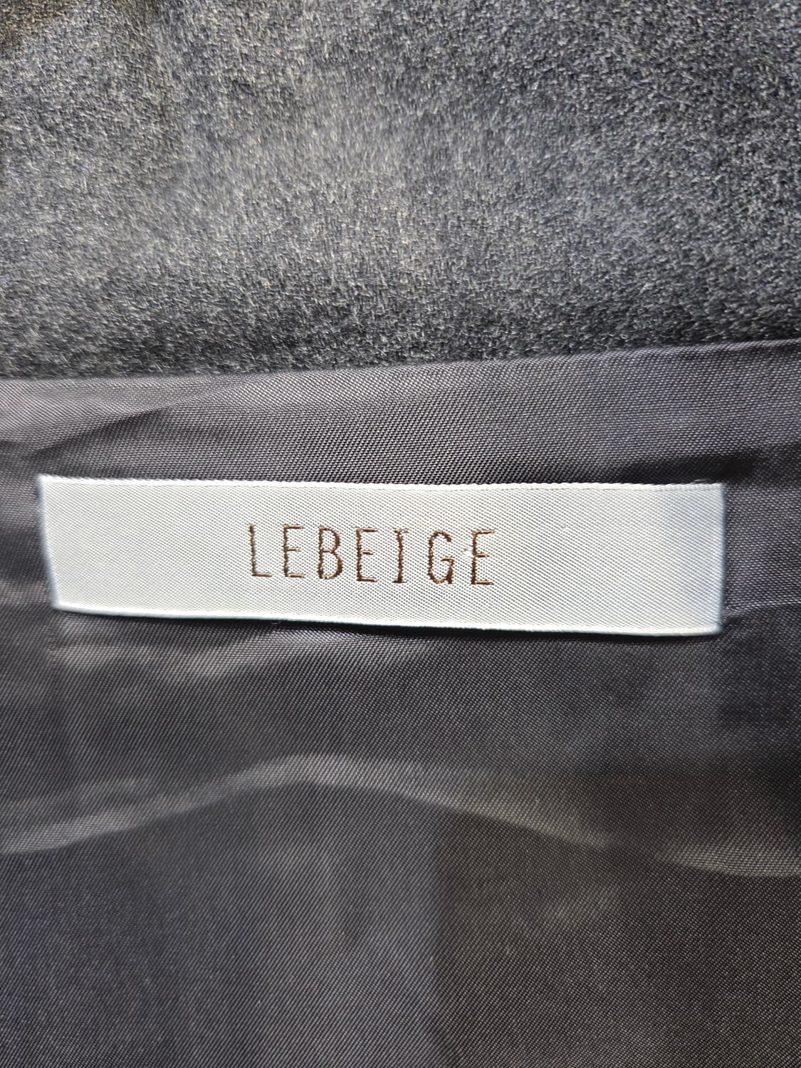 르베이지(LEBEIGE) 울 블렌드 하이넥 패딩 베스트 상품이미지7