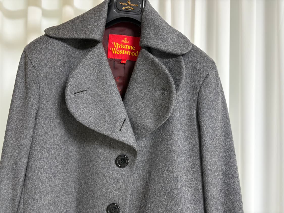 비비안웨스트우드 그레이 울코트 38 상품이미지1