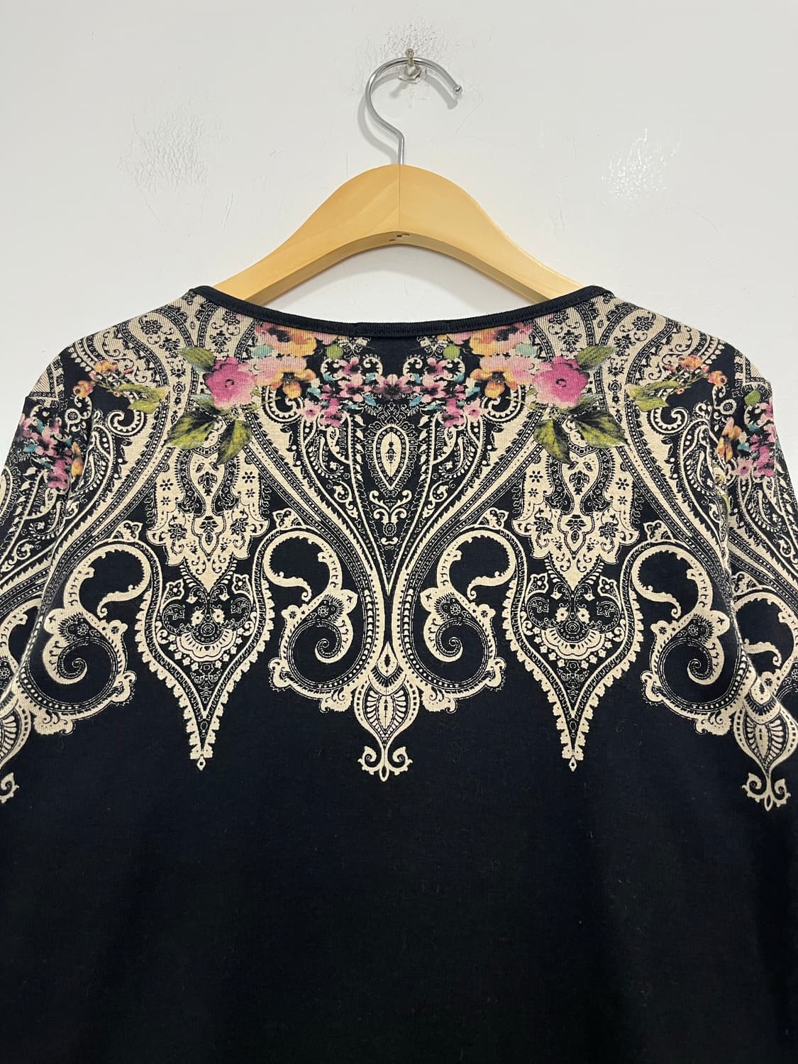 오리엔탈 페이즐리 플라워 큐빅 롱슬리브 티셔츠  상품이미지7