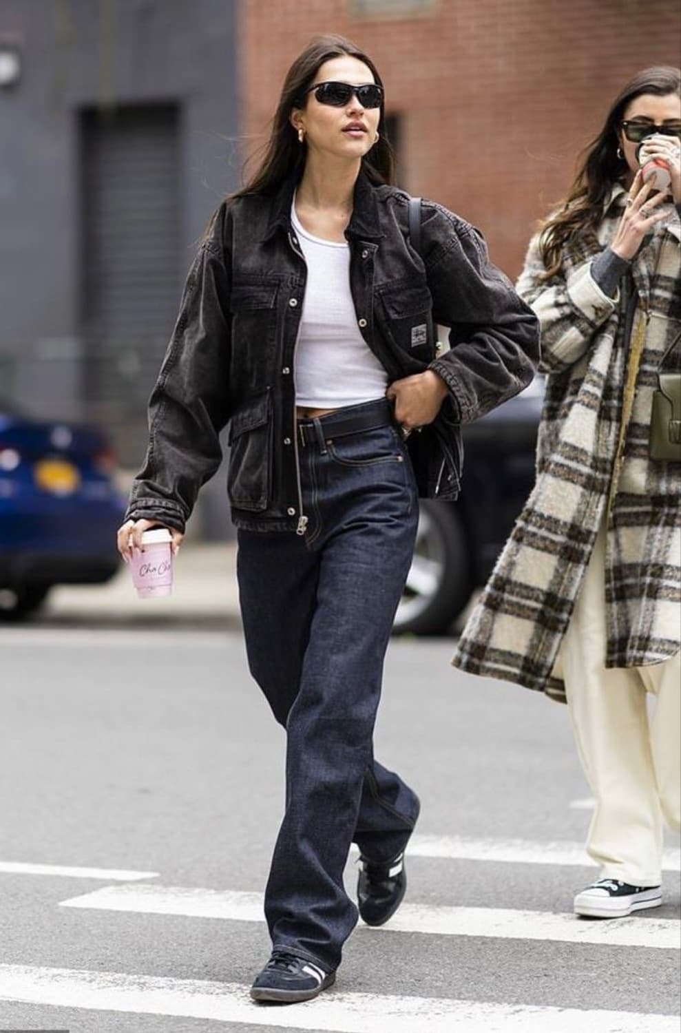 Stussy 워시드 캔버스 샵 자켓 블랙 상품이미지6