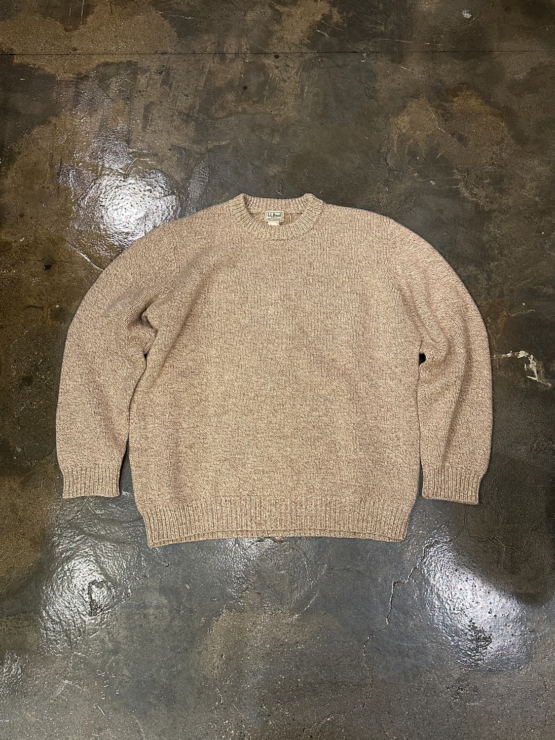 L.L.Bean 엘엘빈 베이지 니트 스웨터 xxl 상품이미지1