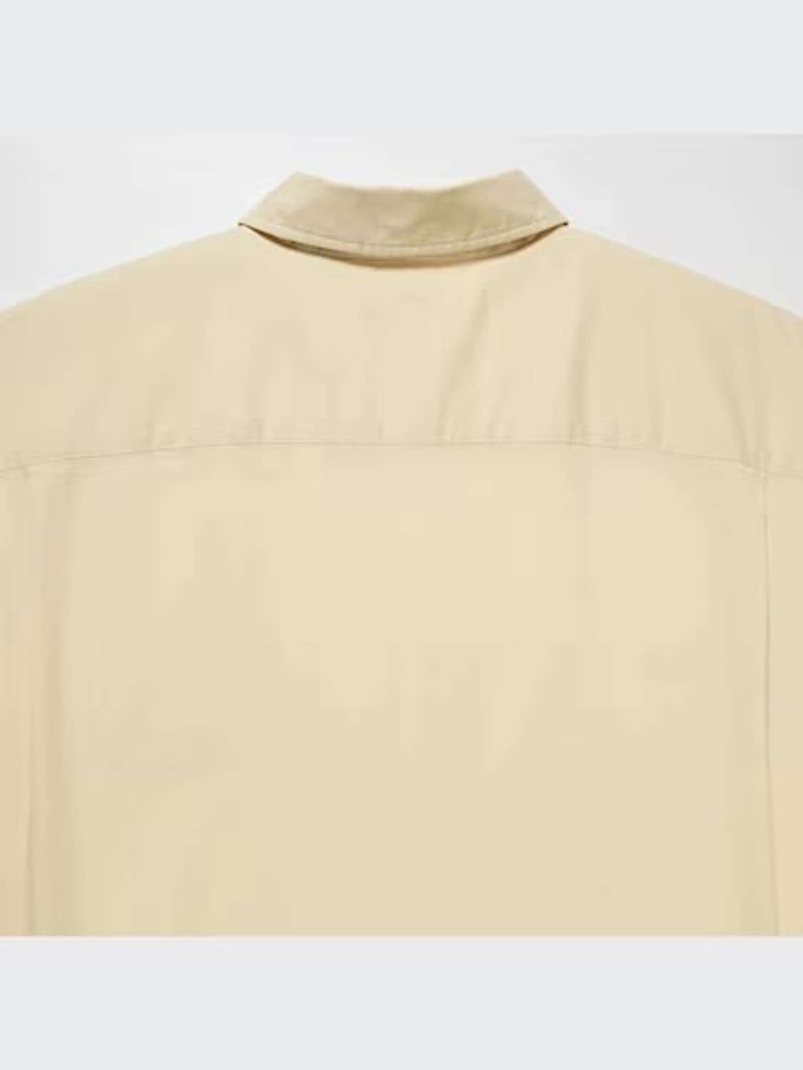 [XL] 유니클로 U 오버사이즈 셔츠 (크림/라이트 옐로우) 상품이미지5