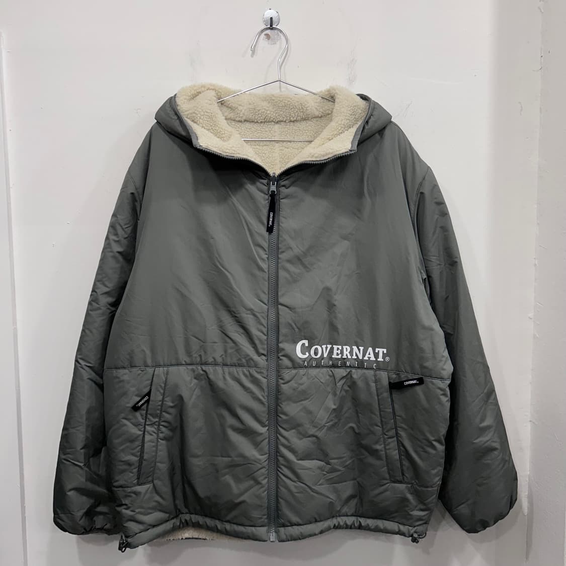 커버낫 어센틱 리버시블 후드 나일론 자켓 상품이미지2