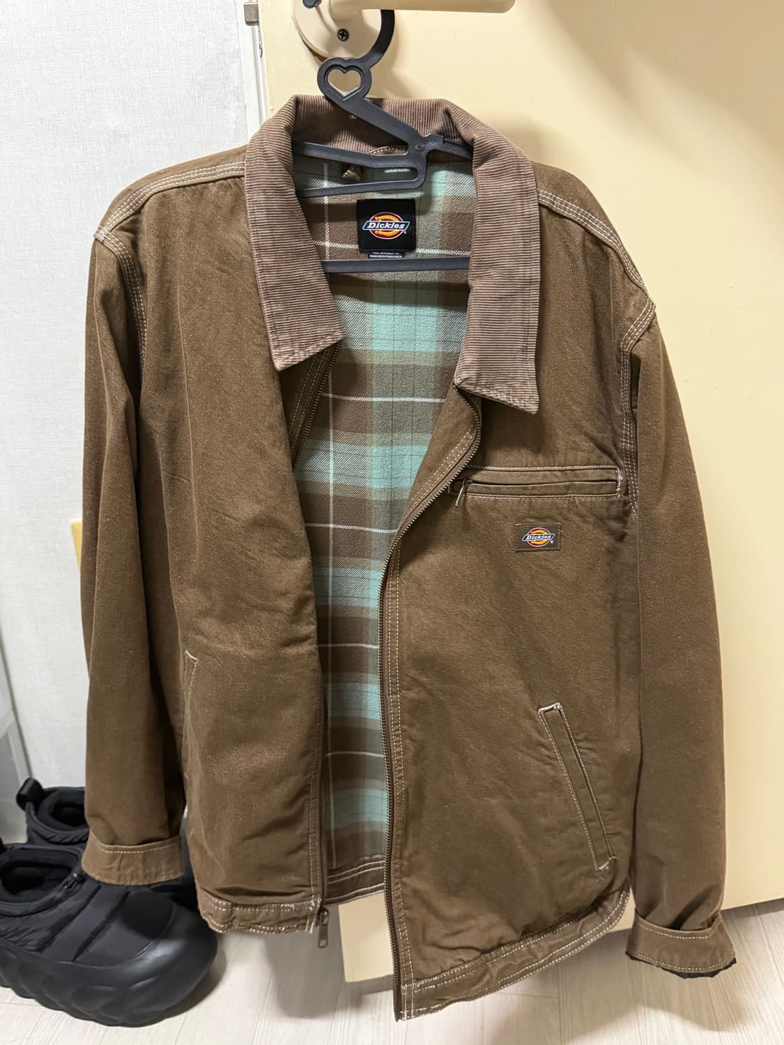 [XL] 디키즈 플란넬 라이닝 데님 워크자켓 상품이미지2