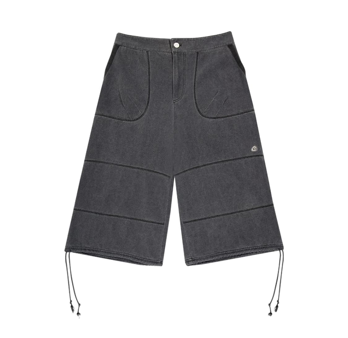 코이세이오 옥스퍼드 지그재그 팬츠 차콜 상품이미지1