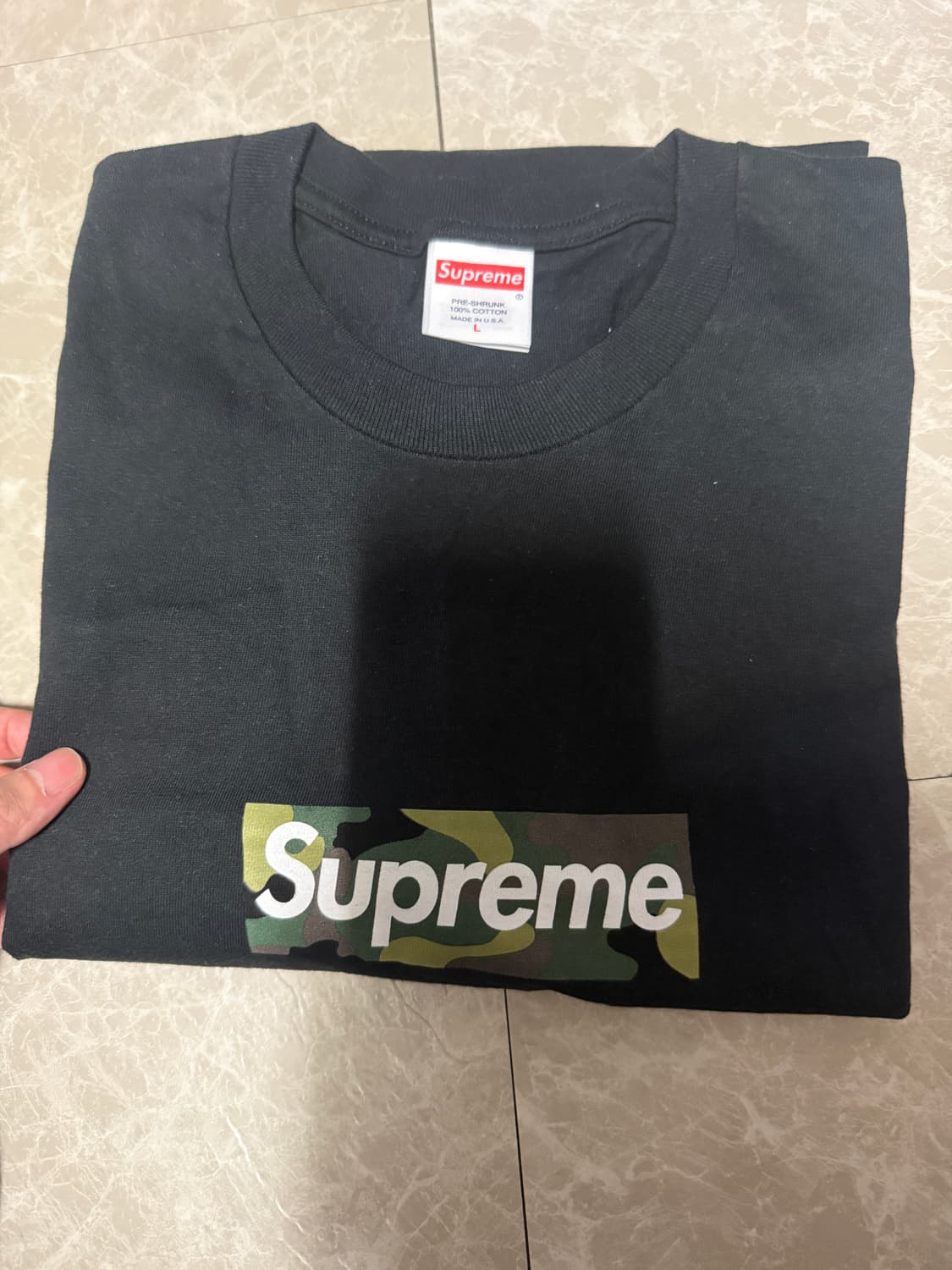 L사이즈 슈프림 23FW 박스로고 티셔츠 블랙 상품이미지7