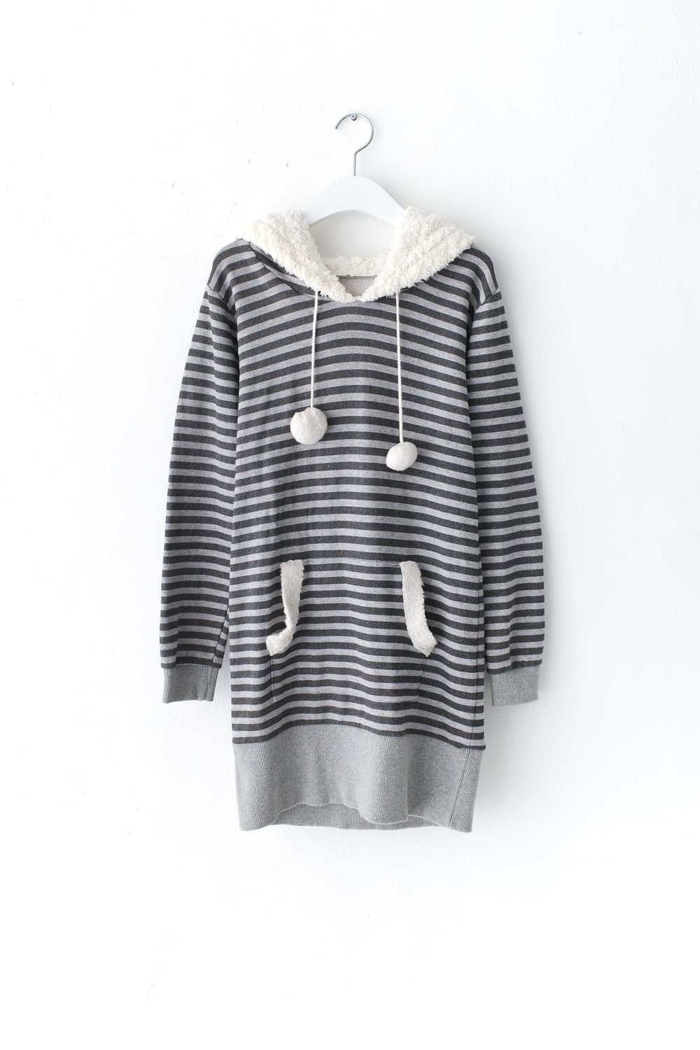 cecil mcbee) stripe hood one-piece  상품이미지1