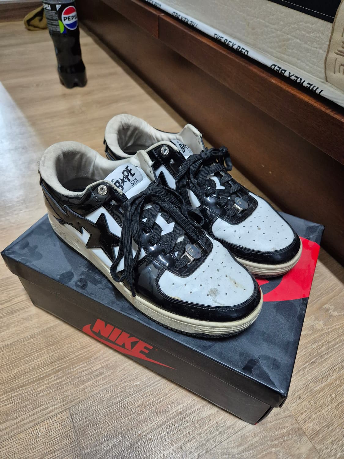 [280] 베이프스타 에어포스 검정 범고래 상품이미지1