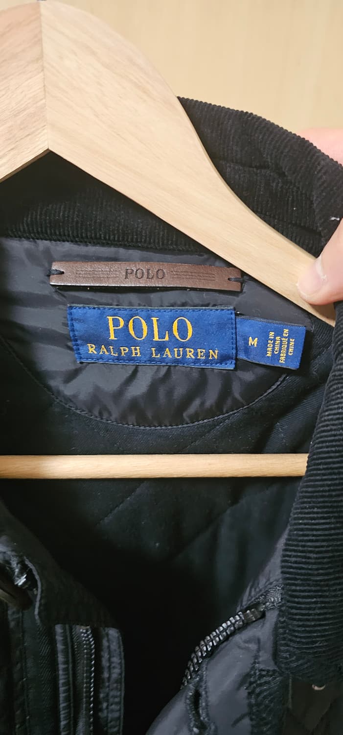 폴로 랄프로렌 퀼팅 자켓 블랙 색상 M 상품이미지2