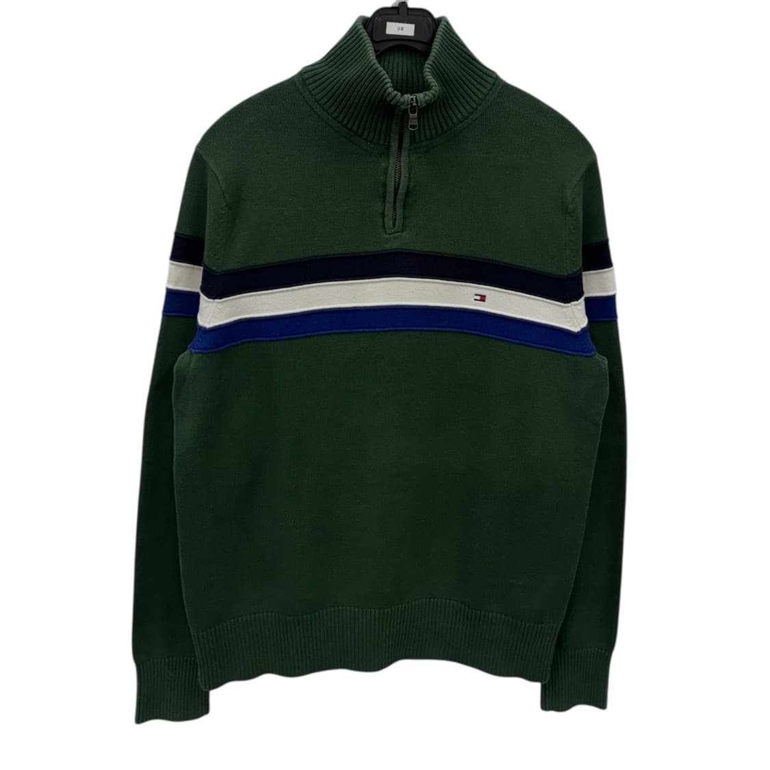 타미힐피거 울 니트 반집업 상품이미지1