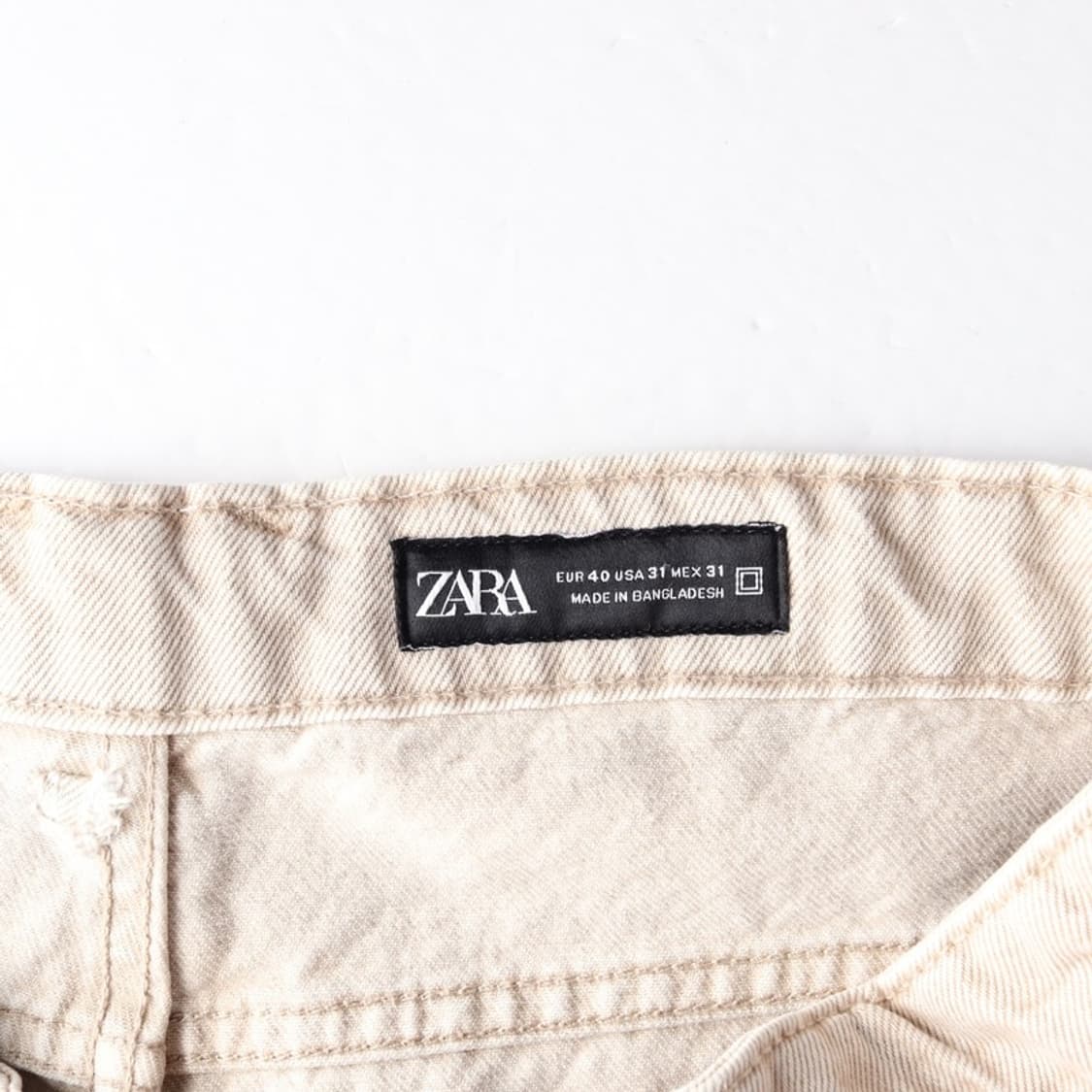 ZARA 베이지 와이드 카펜터팬츠 상품이미지6