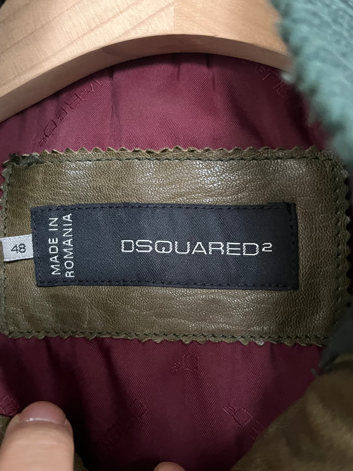 DSQUARED2 NAPPA LEATHER JACKET 상품이미지8