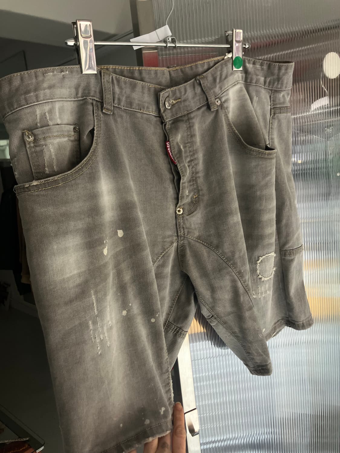 디스퀘어드 데님하프팬츠 상품이미지1