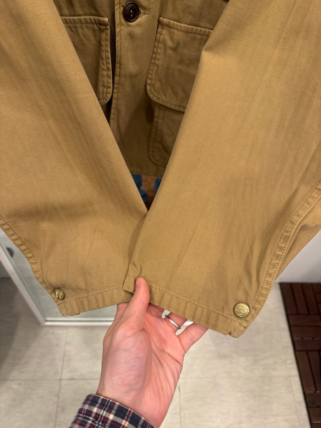 Eat Dust 빈티지 HBT 모호크 헌팅 자켓 (Portugal) 상품이미지3