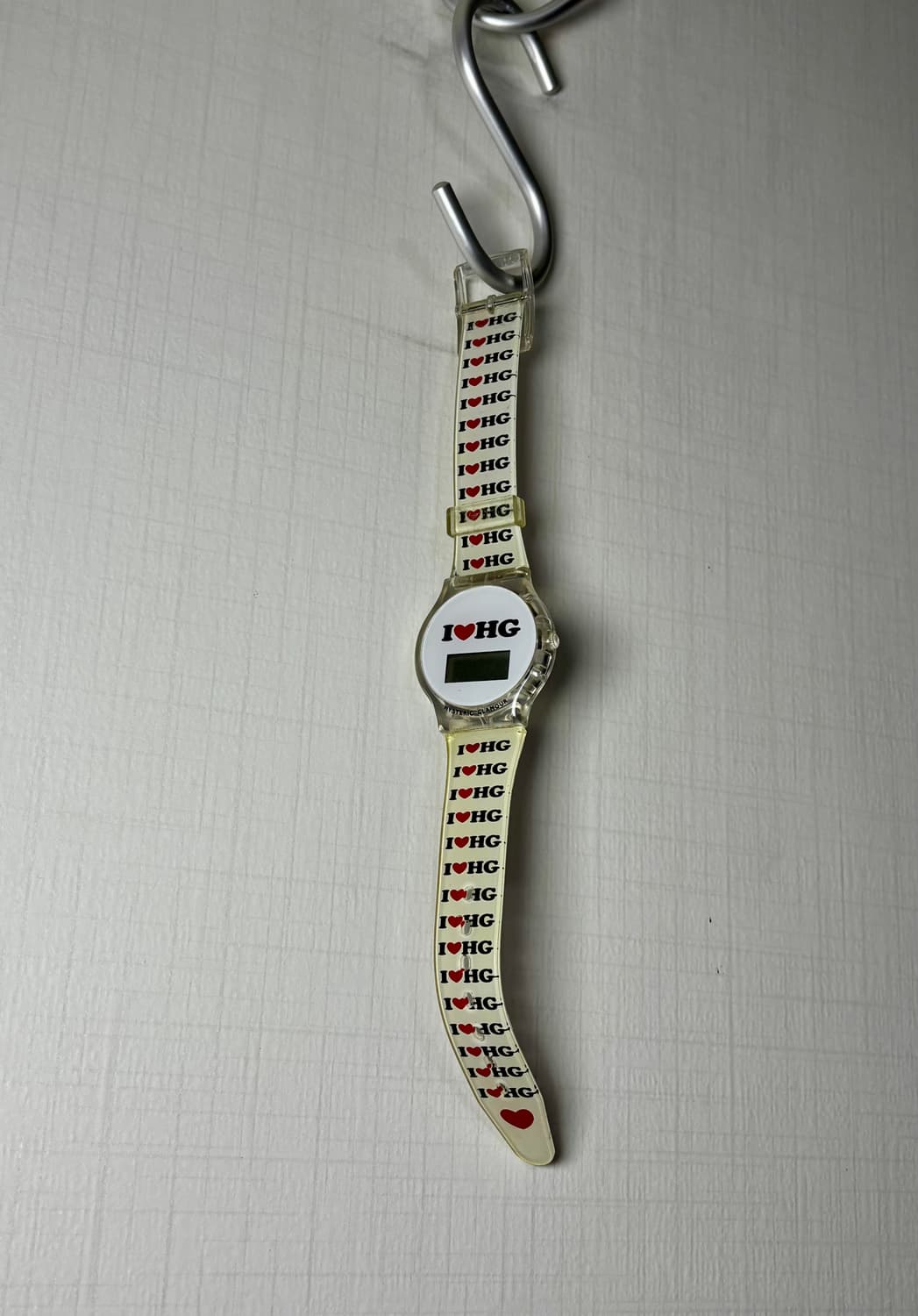 90s Hysteric glamour 히스테릭글래머 레터링 패턴 손목시계 상품이미지5