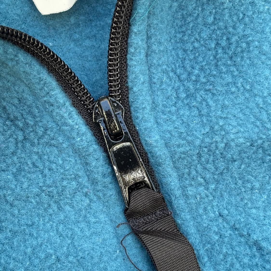 90s ROUGH.DRESS 블루 하프집업 플리스 L 상품이미지6