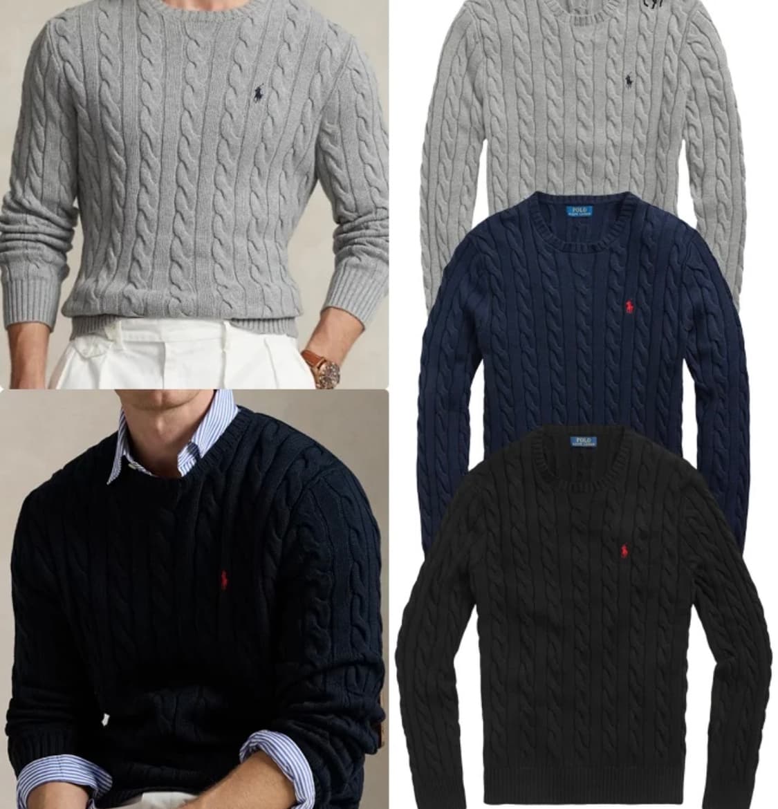 (특가) 폴로랄프로렌 케이블 니트 상품이미지1