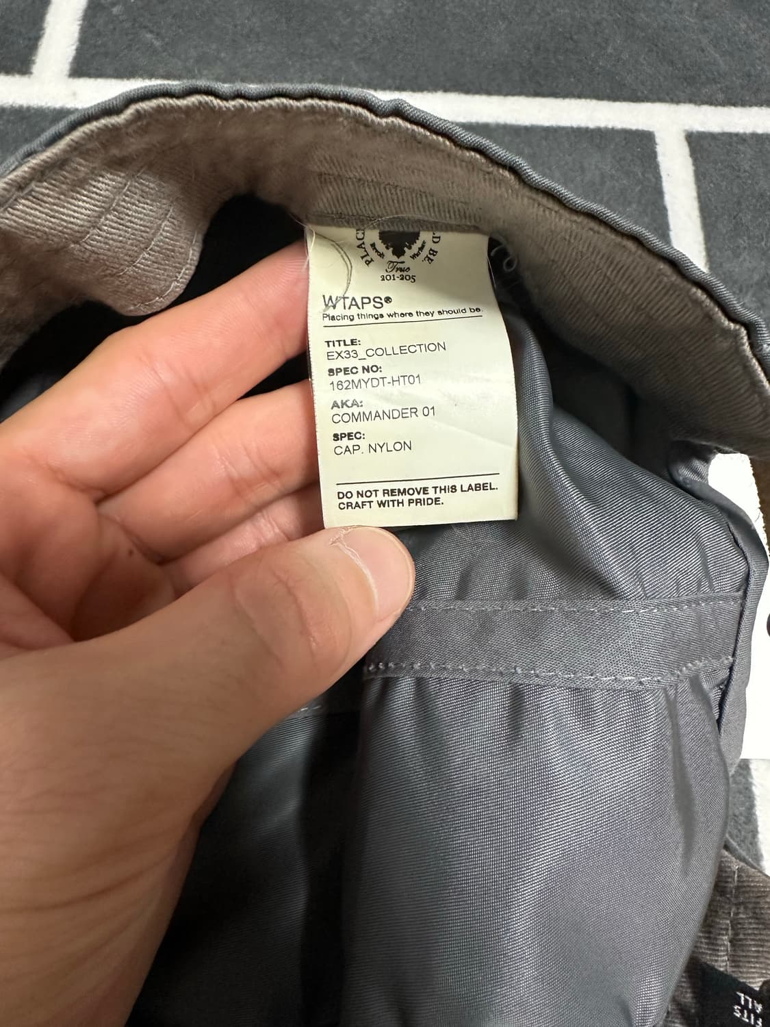 더블탭스 wtaps 16커맨더 그레이 상품이미지2