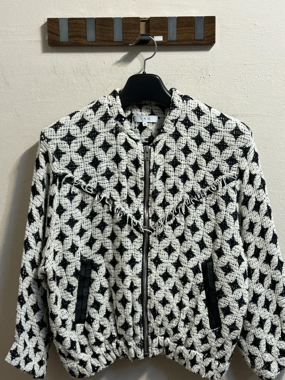 이로 파리 트위드 자가드 블루종 자켓 상품이미지2