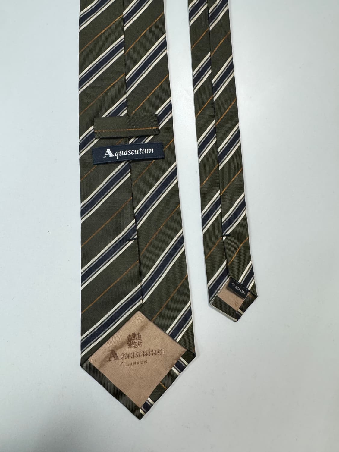 아쿠아스큐텀(Aquascutum) 실크 넥타이 8.9cm 상품이미지5