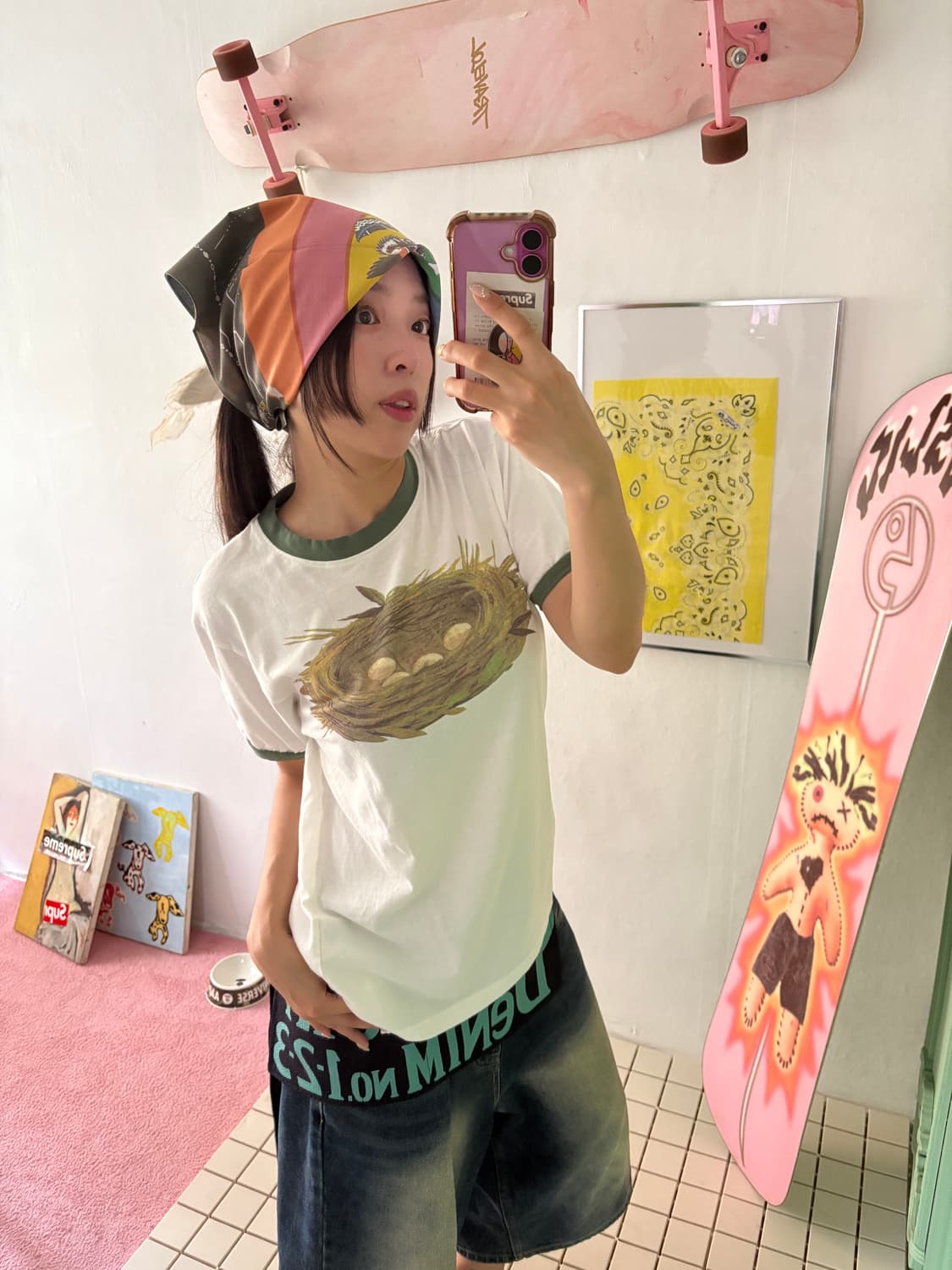 캐피탈 레인보우 반다나 상품이미지6