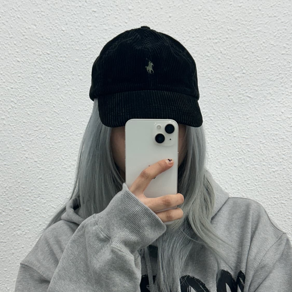 폴로 랄프로렌 그린포니 코듀로이 블랙 볼캡 상품이미지1