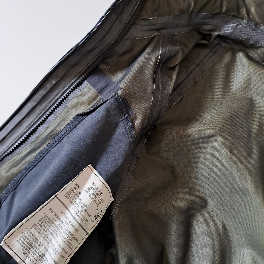 (새상품급) 오리지날 미해군 고어텍스 파카 미듐숏 B643 상품이미지8