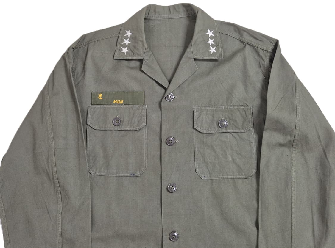 육군 구형 중장 민무늬 사제 맞춤 전투복 상의 (L) 상품이미지6