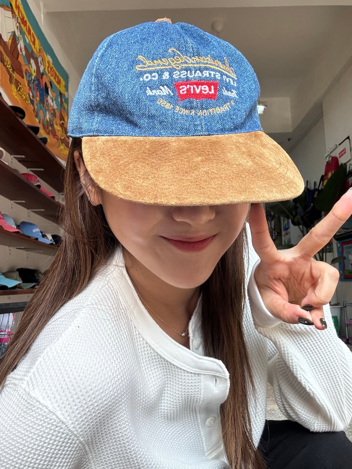 리바이스 빈티지 데님 햇 상품이미지2