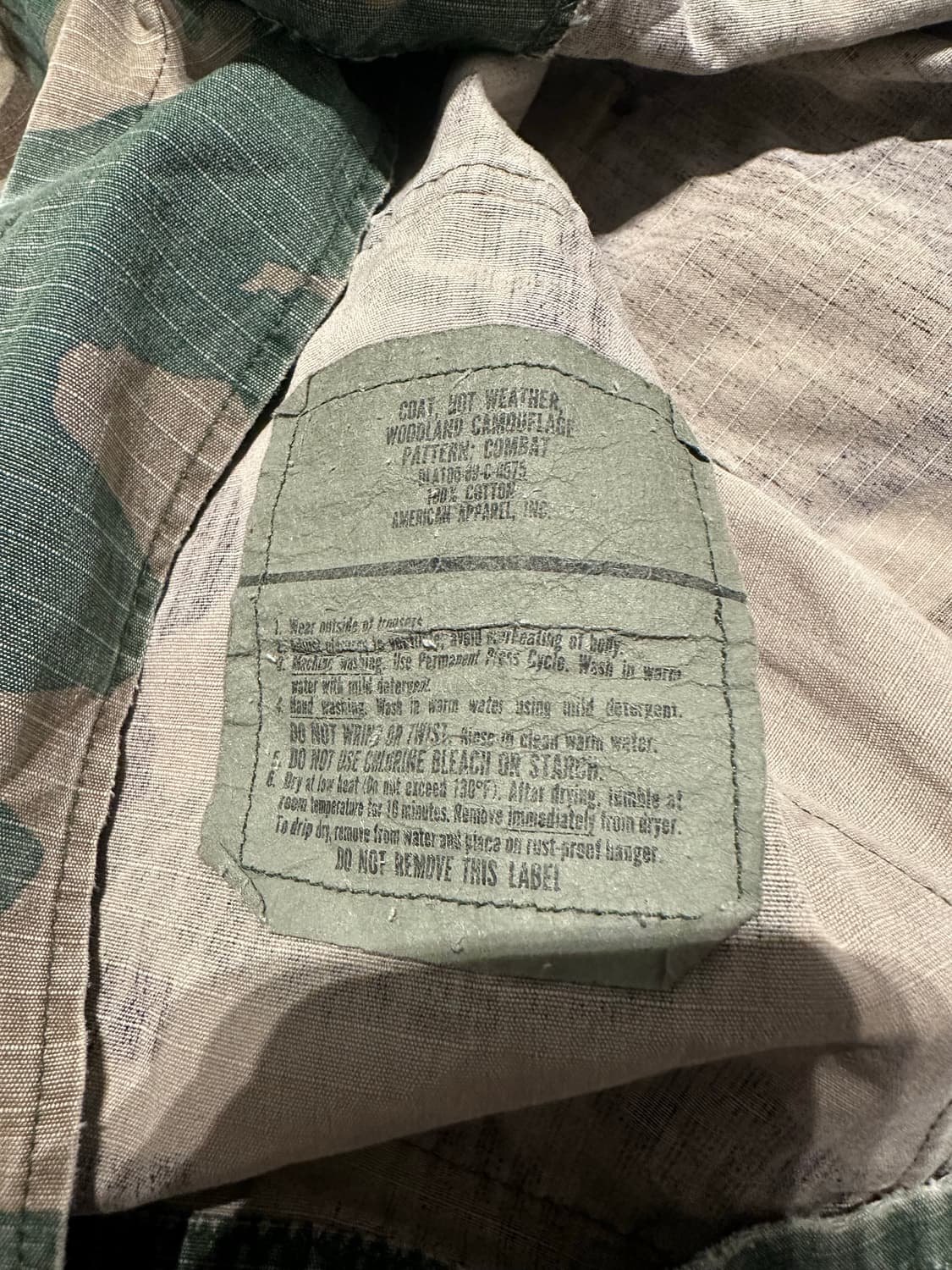 90s us army 우드랜드 오리지널 카모 BDU자켓  m 상품이미지4