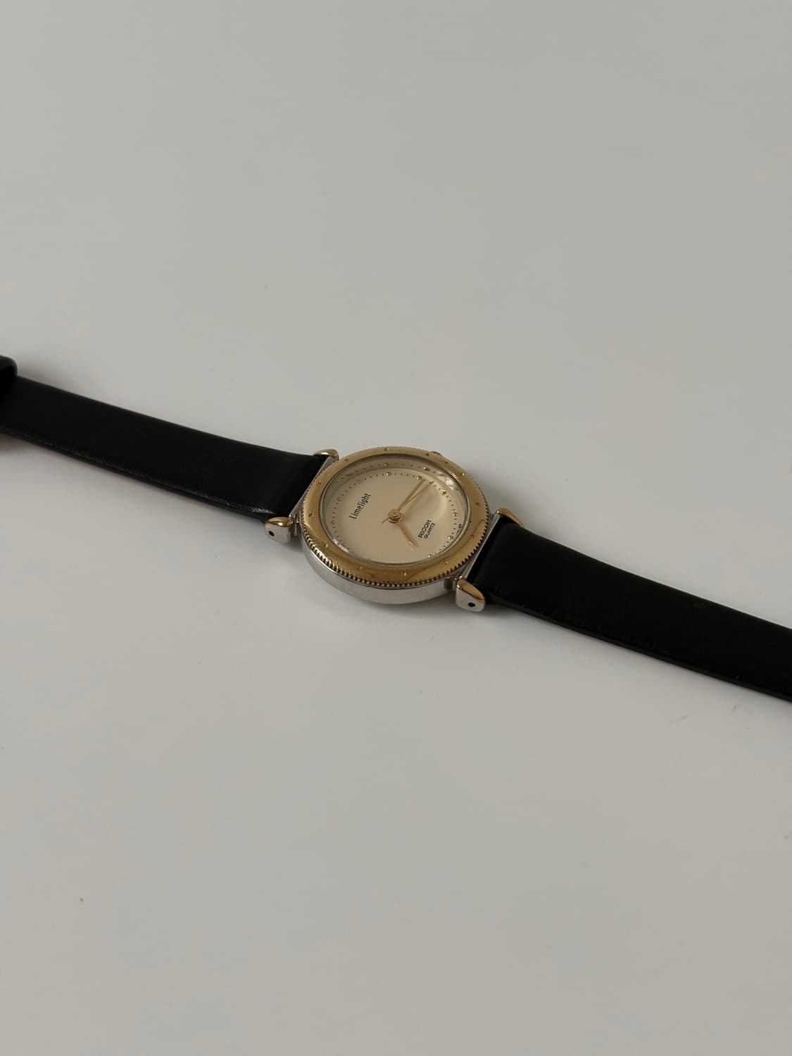 리코 1980년대 빈티지 시계 Limelight 골드 베젤 쿼츠 여 상품이미지6