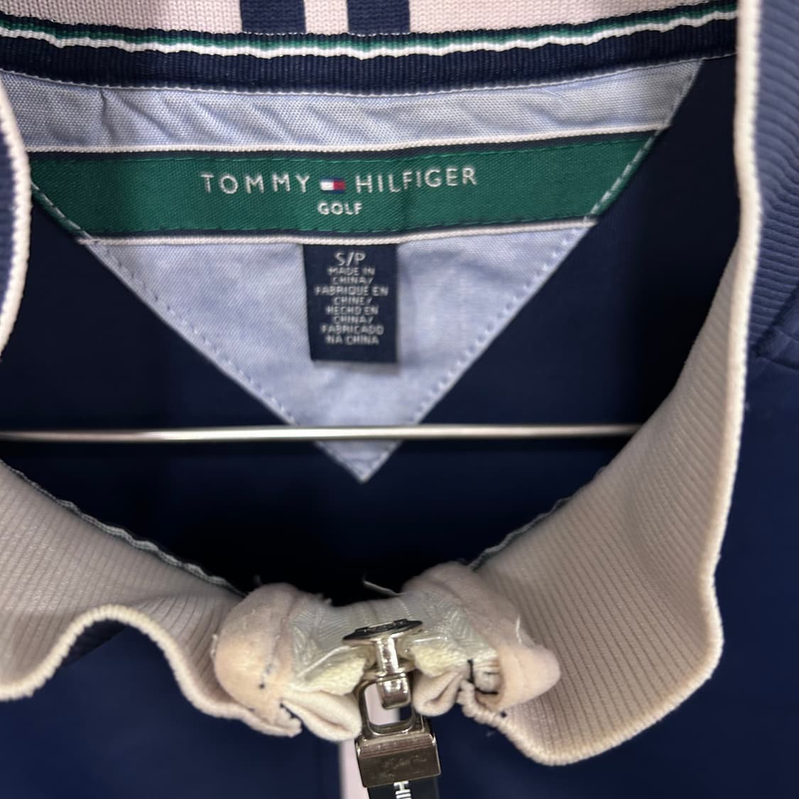 타미힐피거 오버핏 래글런 풀집업 저지 상품이미지3